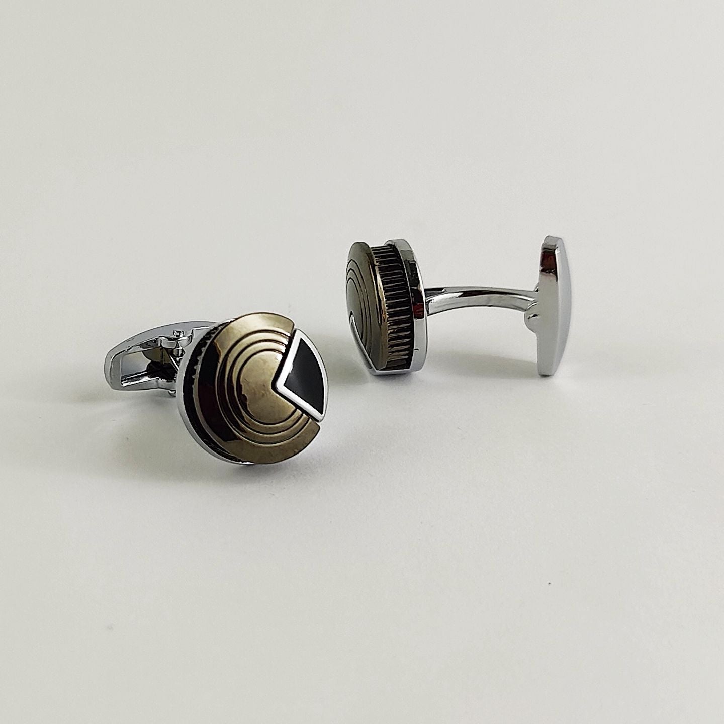 Grey Metal Cufflinks