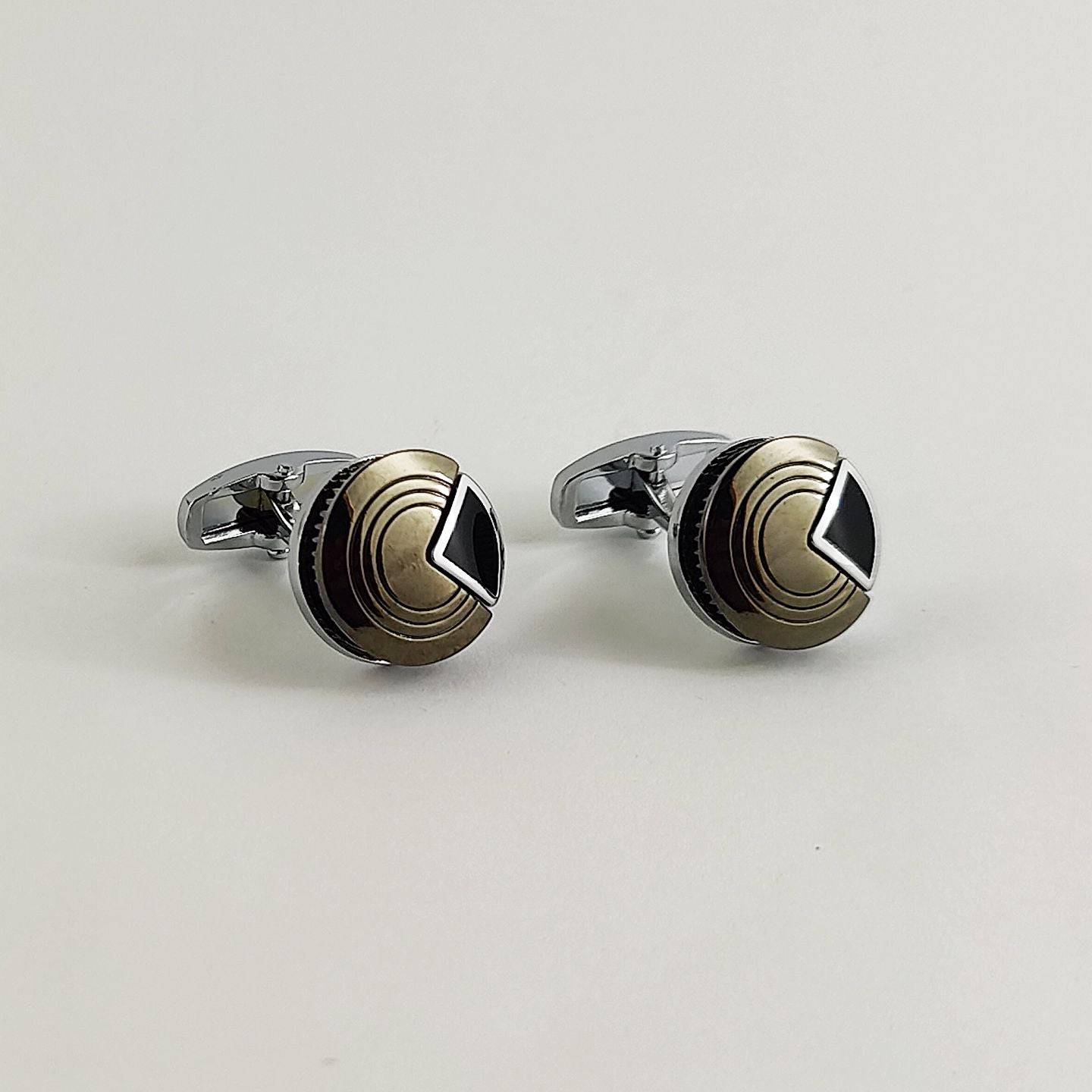 Grey Metal Cufflinks
