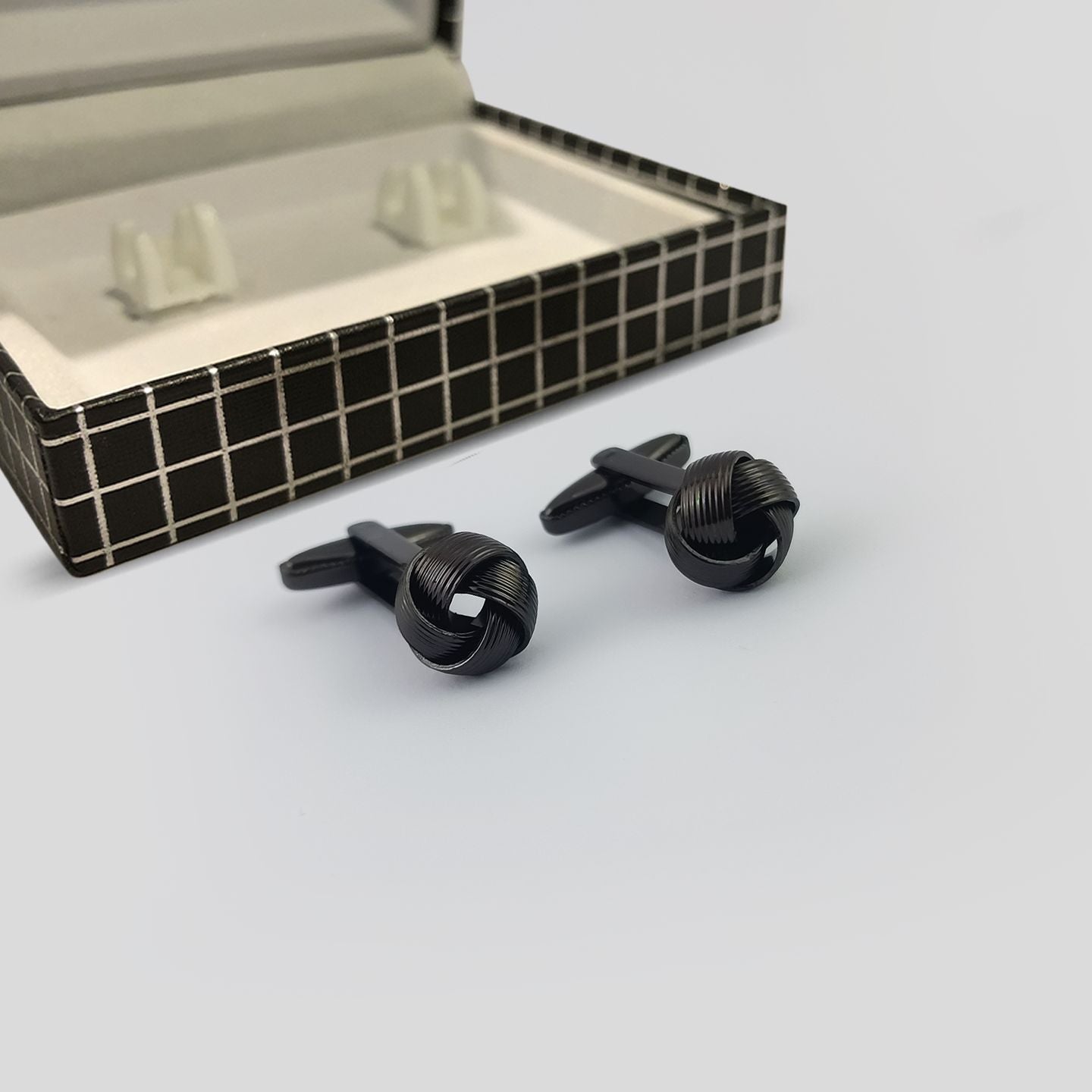 Elegant Black Cufflinks