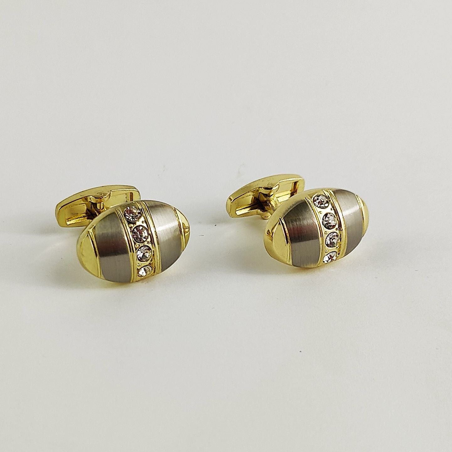 Oval Gemstone Cufflinks