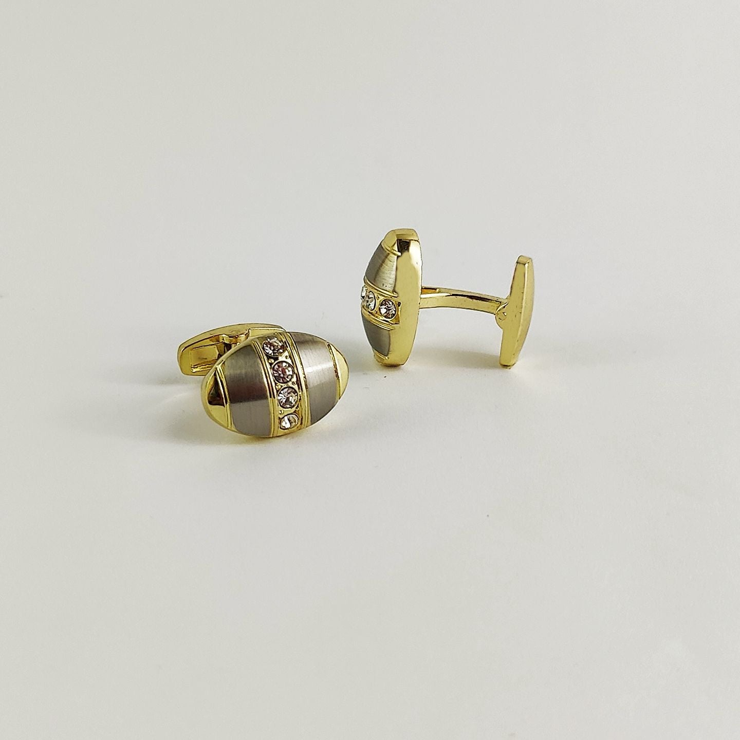 Oval Gemstone Cufflinks
